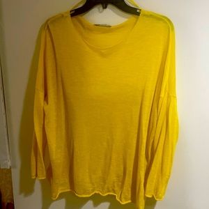 Zara yellow sweater